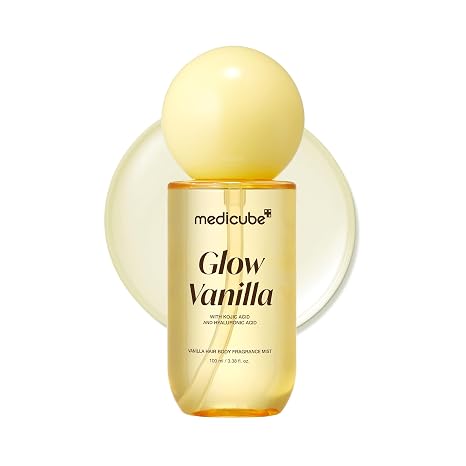 میست‌خوشبو کننده بدن و مو وانیل و پسته مدیکیوب 100 میل Medicube Glow Vanilla Hair & Body Fragrance Mist 100ml
