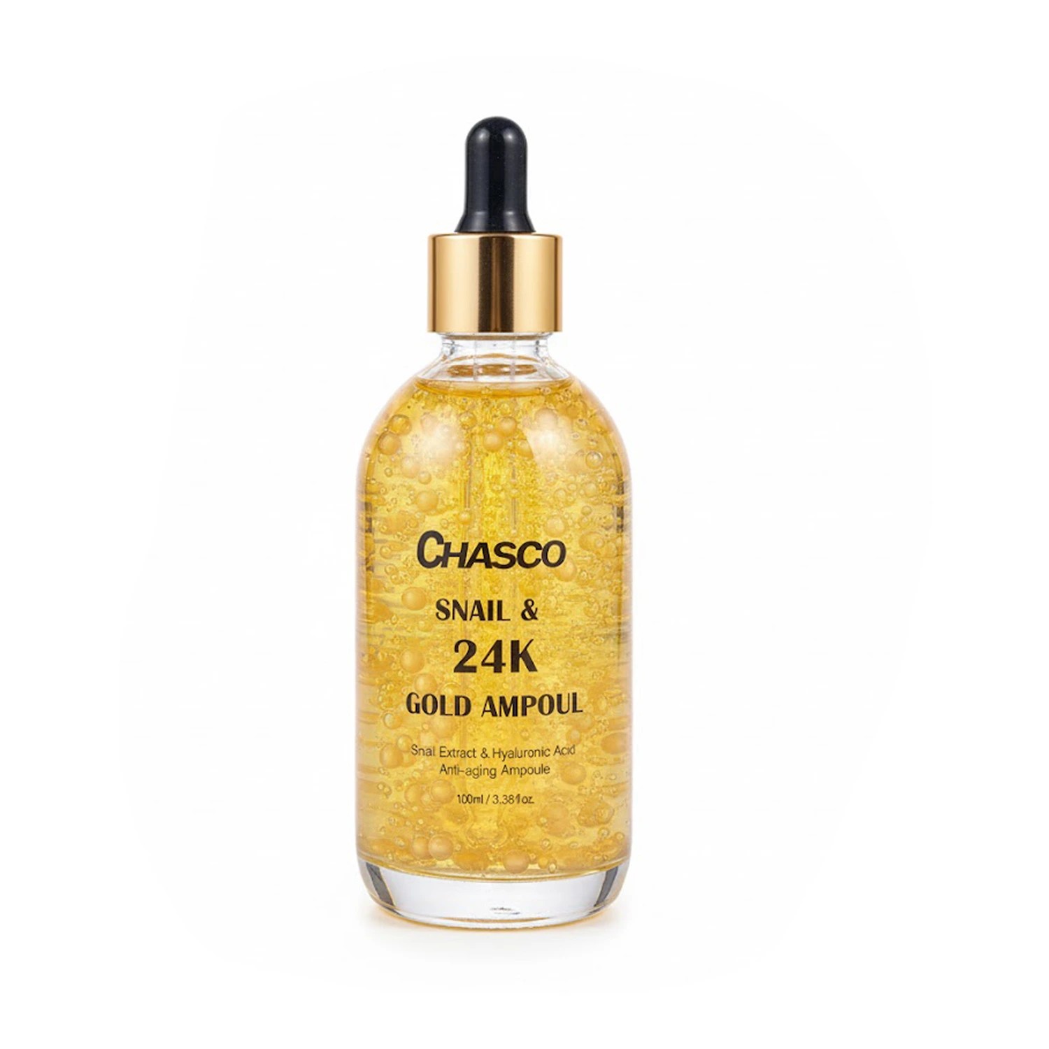سرم حلزون و طلای 24 عیار چاسکو حجم 100 میل | Chasco Snail 24k Premium Gold Ampoule 100ml