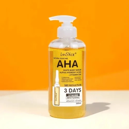 سرم روشن‌کننده بدن AHA لنسیاد Lansyade حجم 500ml تک و عمده کد G6839