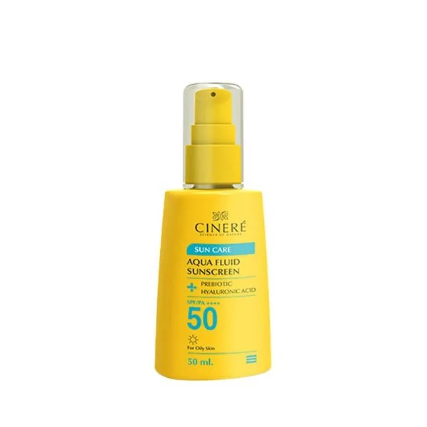 ضدآفتاب فلوئیدی spf50 سینره\n \n CINERE Sunscreen Aqua Fluid SPF50
