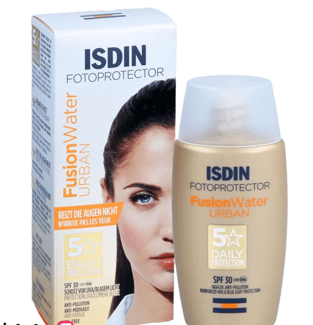 ضدافتاب فیوژن واتر اوربان ایزدین ۸۶ ISDIN
