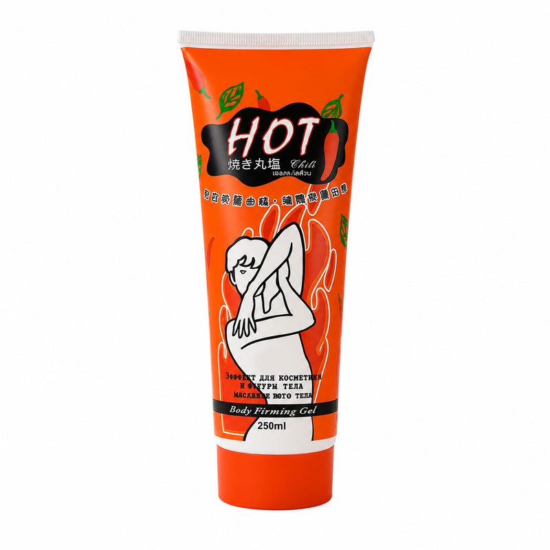 ژل لاغری هات چیلی مدل body firming gel حجم 250 میلی لیتر