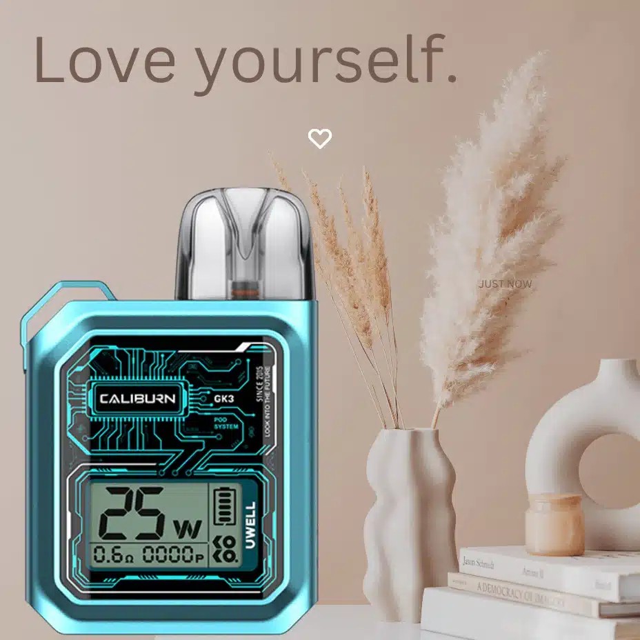 پاد کالیبرن جی کی ۳ کمپانی یوول | UWELL CALIBURN GK3 25W POD SYSTEM