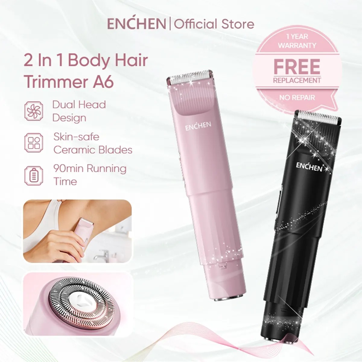 ماشین اصلاح بدن و تریمر ENCHEN A6