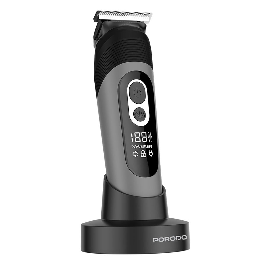 ریش تراش و ماشین اصلاح شارژی سر و بدن پرودو Porodo 2 IN 1 Full-Body Grooming Kit Beard, Hair & Body PDLFSTTRIM