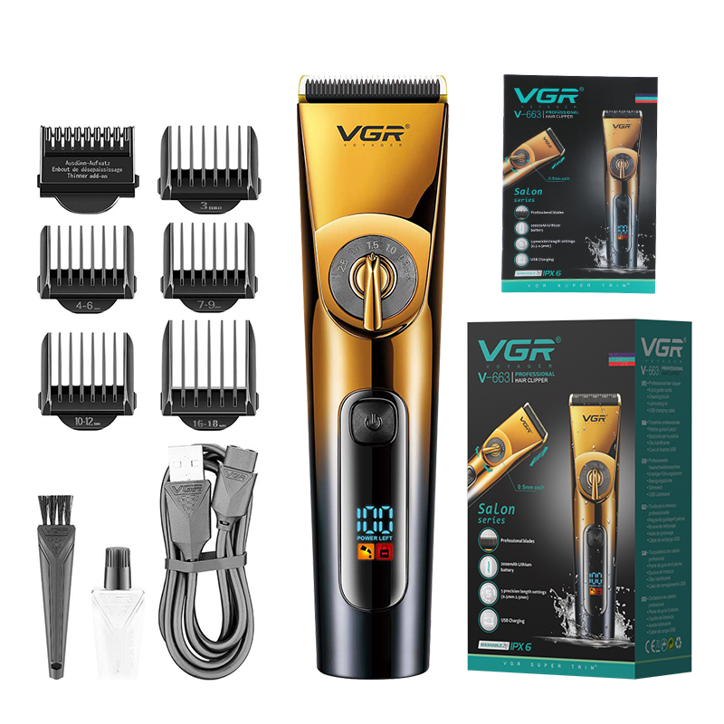 ماشین اصلاح وی جی آر VGR مدل V-663 VGR V-663 Professional Hair Clipper