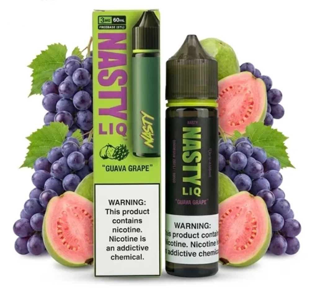 جویس نستی انگور گواوا Nasty LiQ Guava Grape (3mg – 60ml)