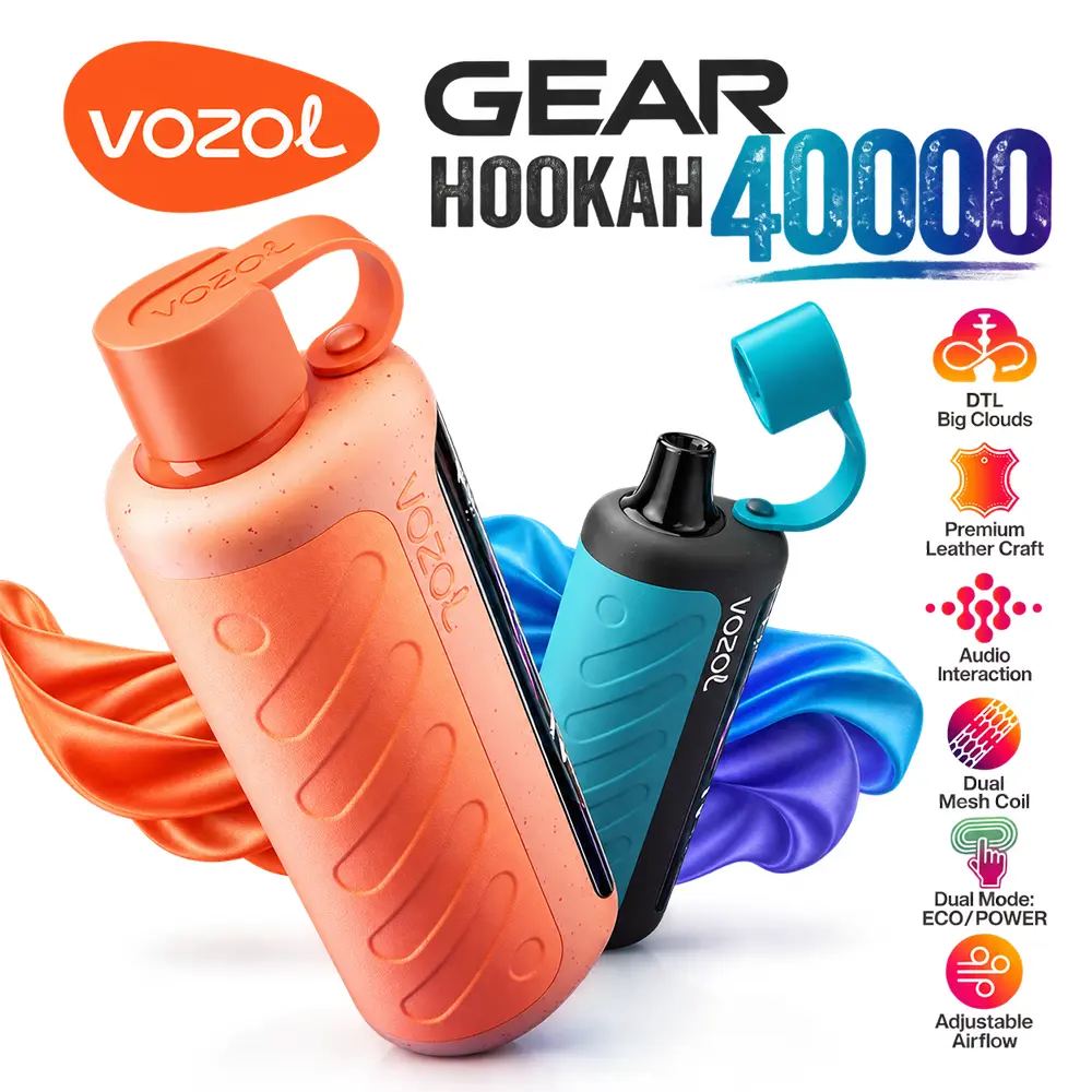 یکبار مصرف ۴۰۰۰۰ پاف قلیانی وزول Vozol Gear Hookah 40k