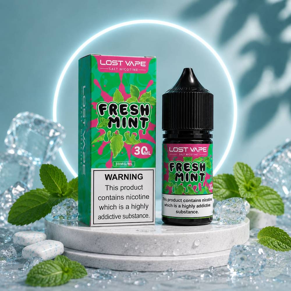 سالت 30 میل لاست ویپ نیکوتین 30 | Lost Vape Salt 30ml 30mg نعنا