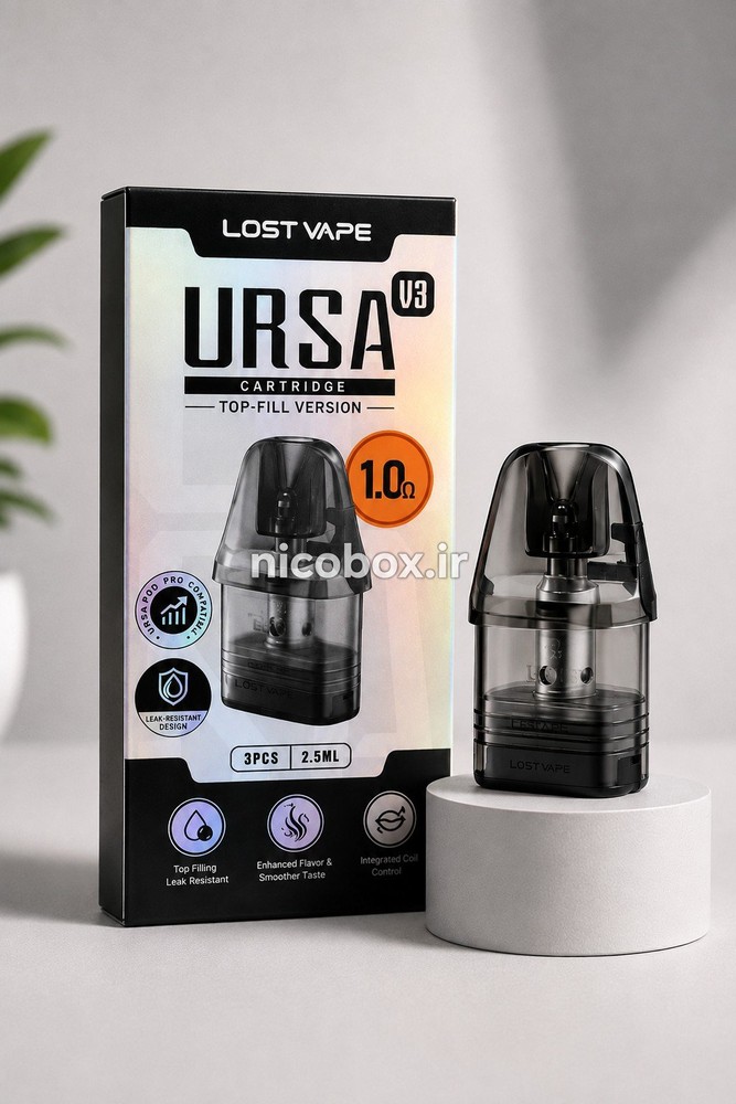 کارتریج اورسا نانو ورژن 3 لاست ۸دهم اهم یک عدد Last vape Ursa cartridge