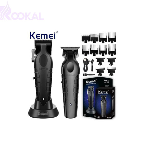 ست ماشین اصلاح کیمی Kemei km-2296 Km-2299 Kemei km-2296 Km-2299 HAIR CLIPPER