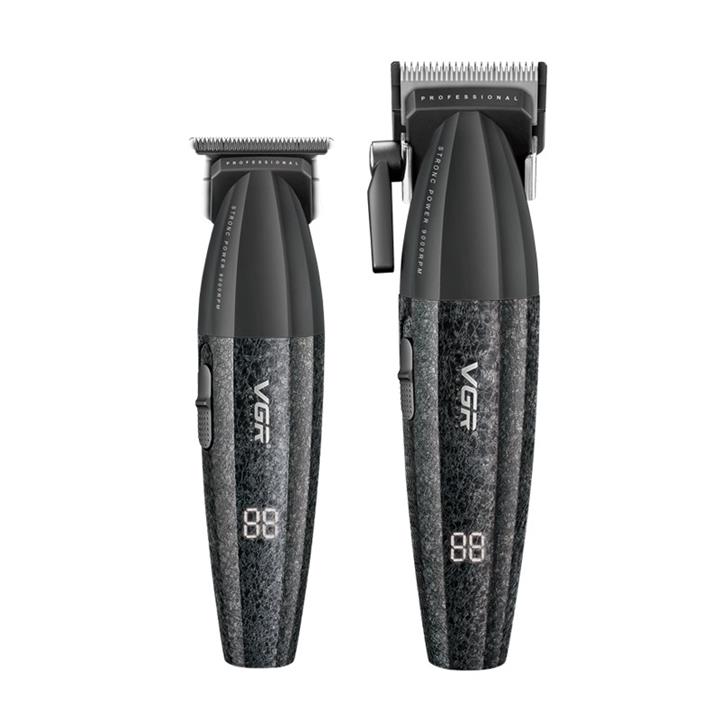 ست ماشین اصلاح وی جی آر مدل VGR V-640 ست اصلاح با تیغه سرامیکی DLC