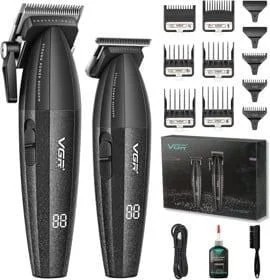 ست ماشین اصلاح وی جی ار مدل vgr 640 s2 دو تیکه رنگ مشکی