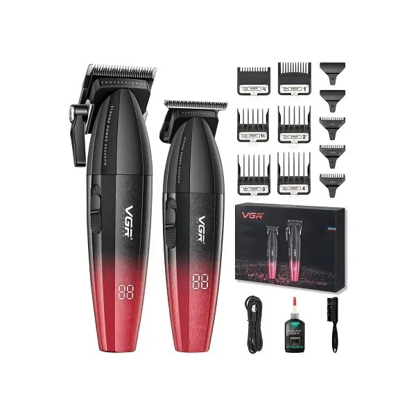 بررسی و خرید ست ماشین اصلاح دوقلو وی جی آر مدل VGR V-640 S2