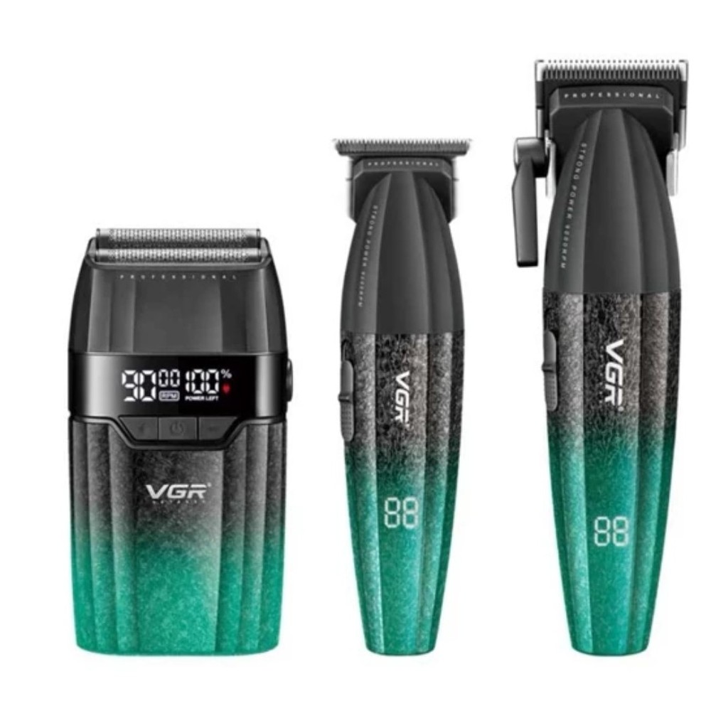 ست ماشین اصلاح سه تکه VGR V-640 S3؛ کلیپر، خط زن و شیور