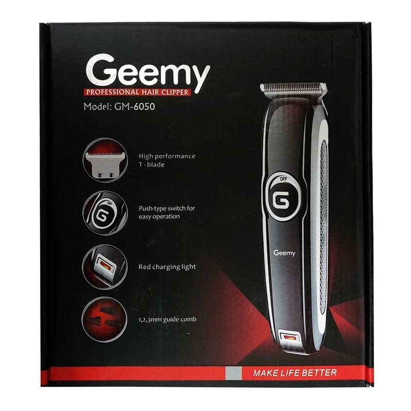 ماشین اصلاح صفر زن و خط زن جیمی مدل Geemy GM-6050 geemy GM-6050 HAIR CLIPPER
