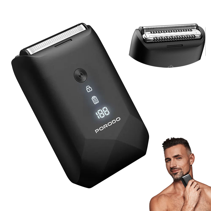 ماشین اصلاح صورت (شیور) پرودو Porodo Lifestyle Dual-Blade Pocket Shaver PD-LFST128