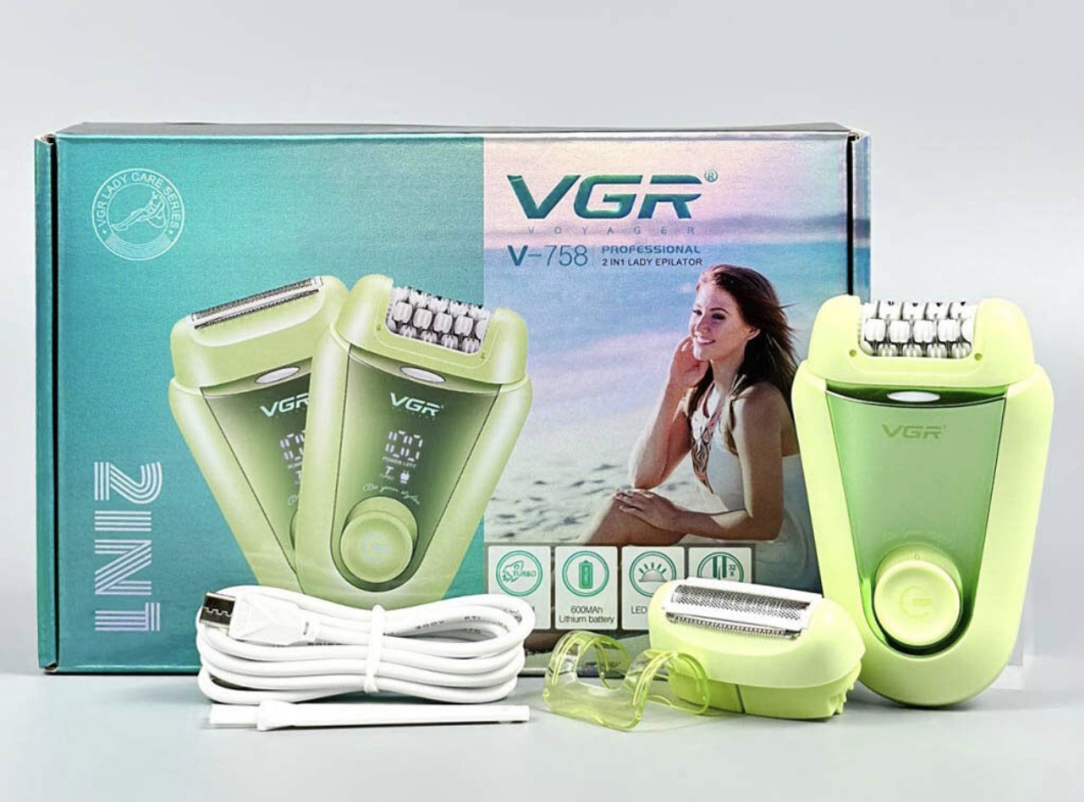 اپیلاتور وی جی آر مدل VGR V-758 دو کاره