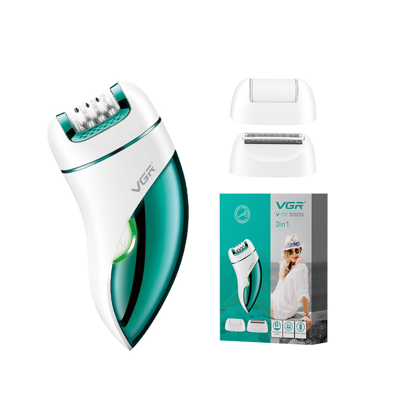 اپیلاتور وی جی آر VGR مدل V-731 Vigoraaa VGR V-731 3 in 1 Electric Professional Epilator