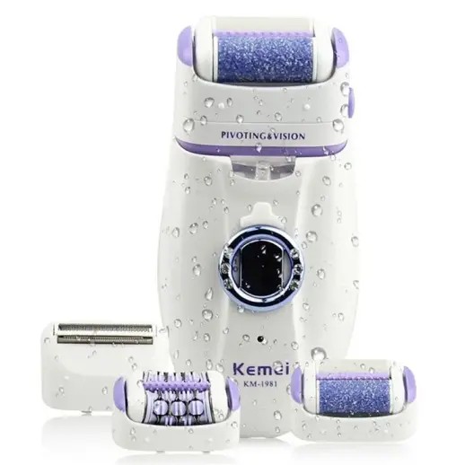 اپیلاتور 3 کاره موی بانوان مدل kemei km-1981 3in1