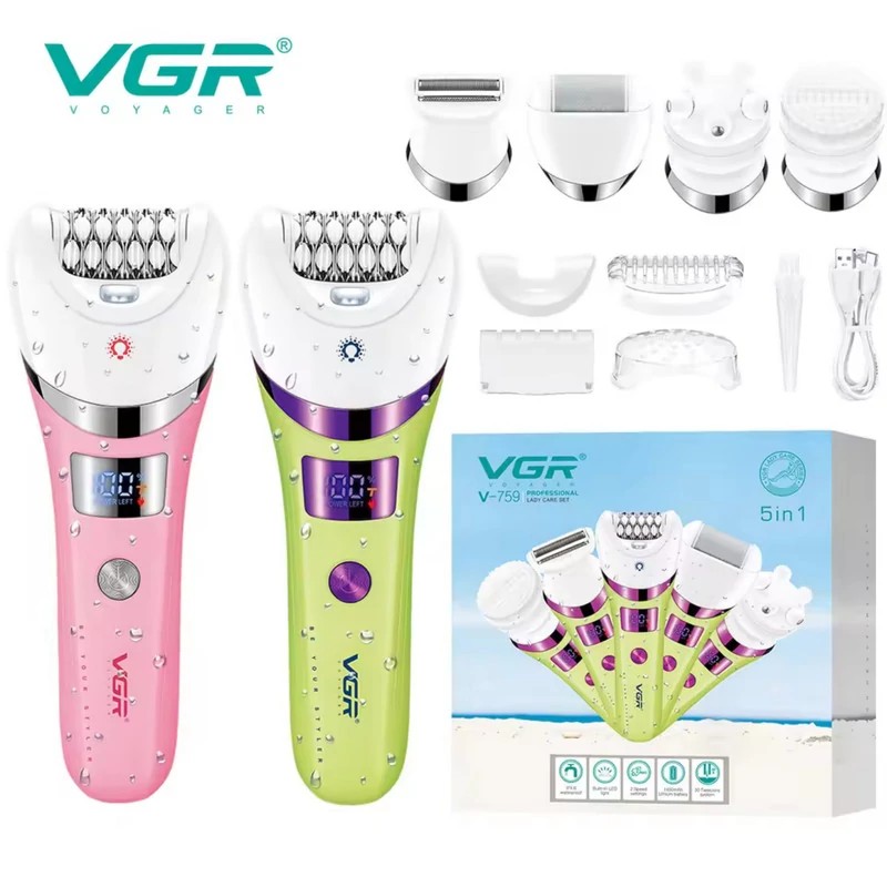 اپیلاتور 5 کاره شیور بانوان وی جی آر مدل VGR V-759