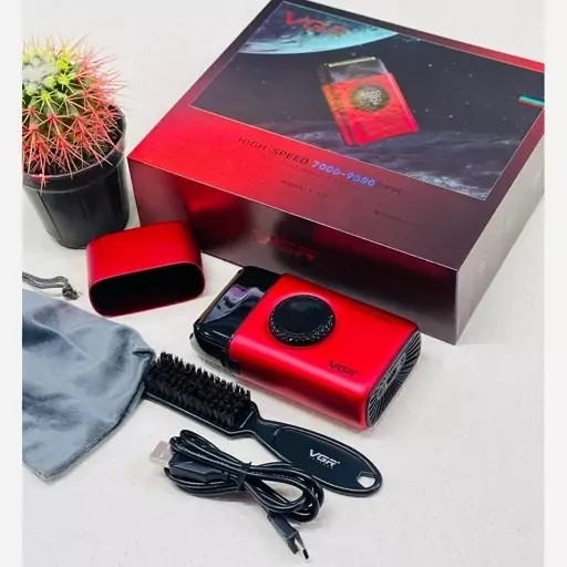 شیور شارژی وی جی آر VGR V-377 ماشین اصلاح ریش تراش