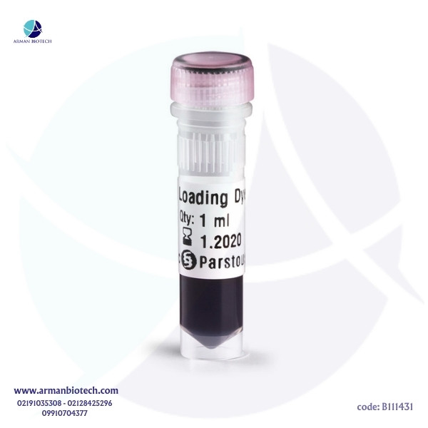 لودینگ دای سه رنگ DNA (6X) محصول پارس طوس – 1 میلی لیتر