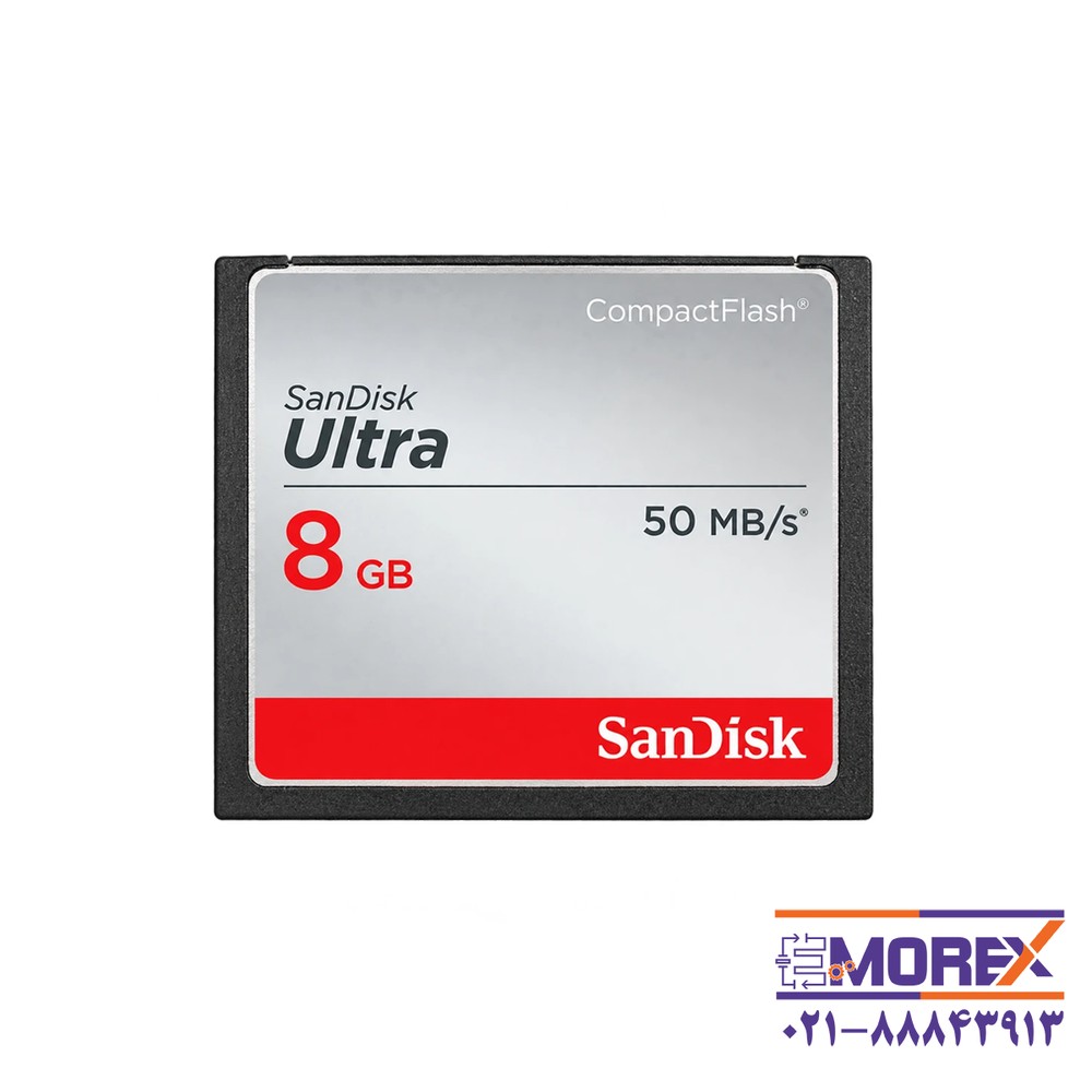 CF کارت سن دیسک | SANDISK با حافظه 8GB