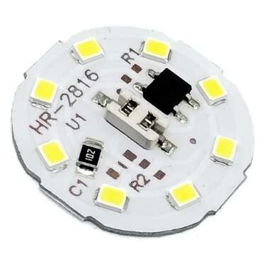 LED DOB مهتابی3W -8LED/220V-گرد قطر 28mm