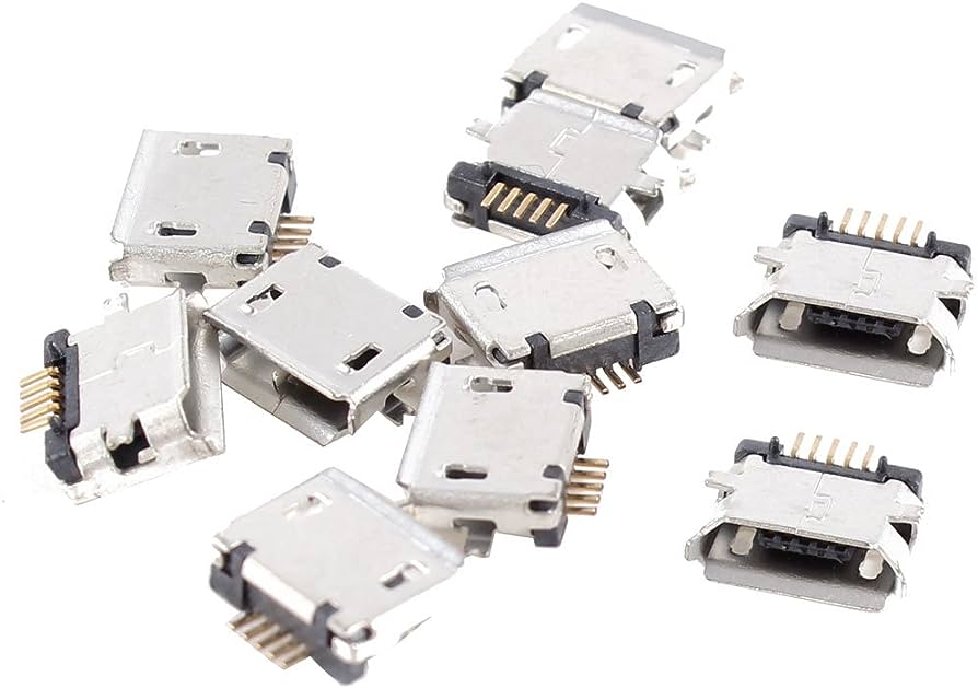 MICRO USB 5PIN ( COPPER BODY WITH HOLDER)