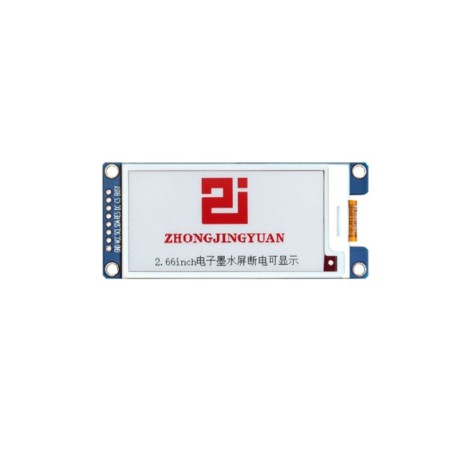Module EPD E-Paper 2.66 inch 152x296 pixel-SSD1680-Black, white, red