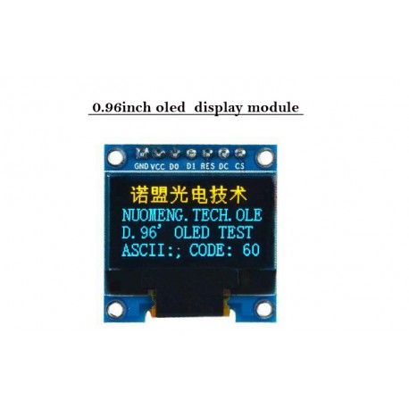 oled 0.96 inch OLED display module 128x64 ssd1306 IIC SPI /Yellow&Blue