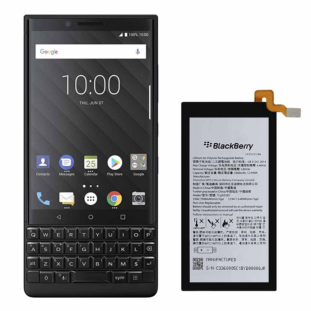 باتری اصلی گوشی KEY 2 بلک بری BlackBerry KEY 2 - باتری فون