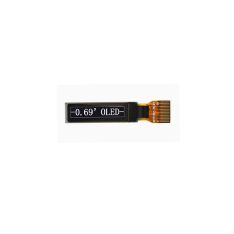 OLED 0.69 inch with high britness 96x16 IIC/ SSD1312