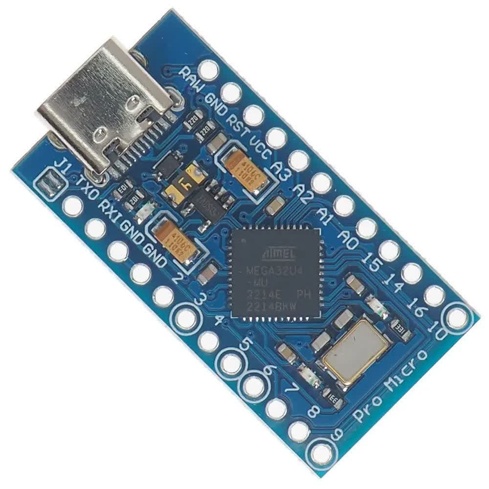 آردوینو PRO MICRO-5v با سوکت TYPE-C آردوینو PRO MICRO-5v