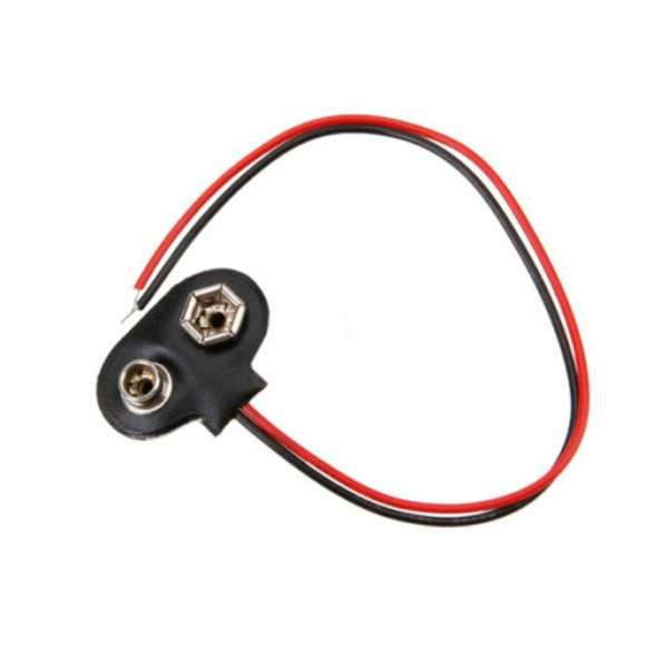 سر باتری کتابی 9V سیم دار مدل T
