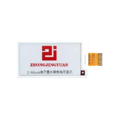 EPD E-Paper 2.66 inch 152x296 pixel-SSD1680-Black, white, red