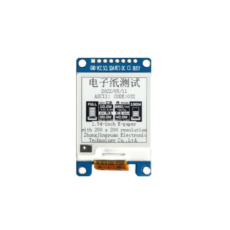 Module EPD E-Paper 1.54 inch 200x200 pixel-SSD1681-black and white
