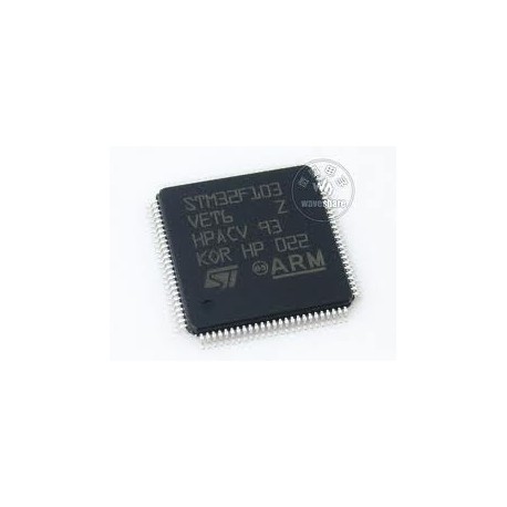 stm32f103vet6 ,میکروکنترلرstm32,cortex-m3 اورجینال-New and original+گارانتی