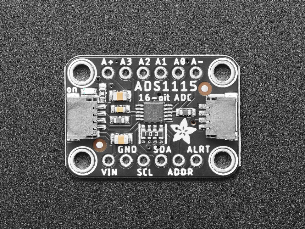 مبدل ADC ADS1115 آدافروت Adafruit مبدل 16 بیت 4 کانال با PGA