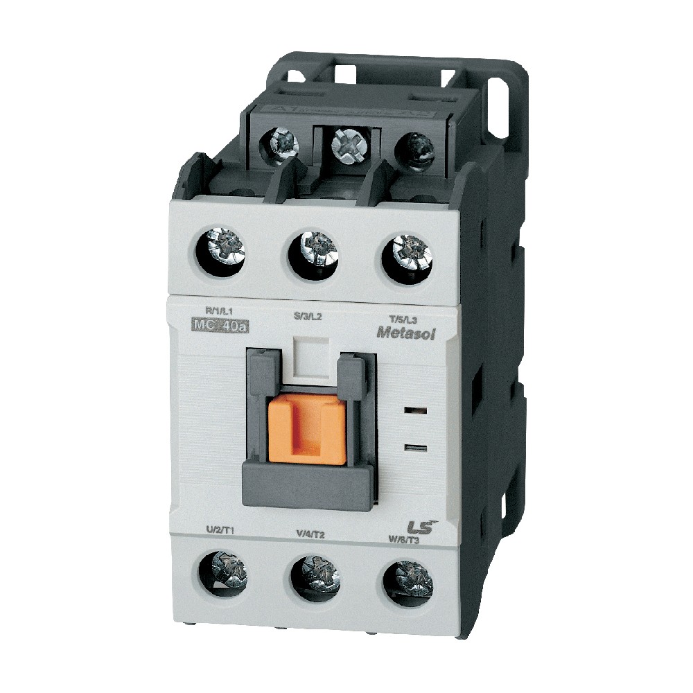 LS-بوبینAC-کنتاکتور(متاسل)-40A-18/5KW – دو کنتاکت کمکی باز و بسته- بوبین AC3 و 220VAC MC-40a-AC220