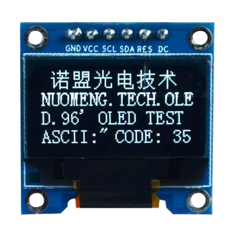OLED 0.96 inch OLED display module 128x64 SSD1306 IIC SPI / White