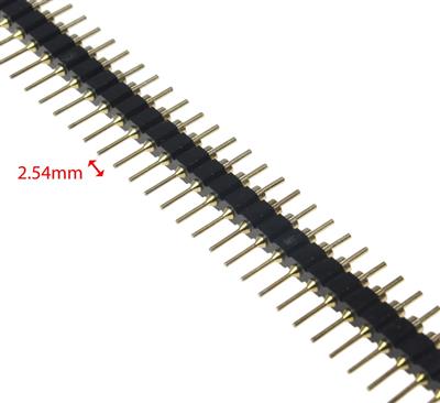PIN HEADER 1*40 MALE MILITARY