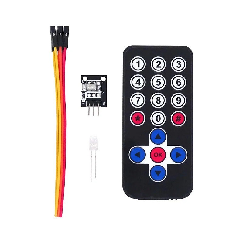 کیت کنترل از راه دور بی سیم مادون قرمز HX1838