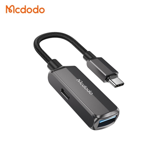 تبدیل دو کاره USB-C به USB-A و USB-C مک دودو Mcdodo مدل CA-283 با گارانتی