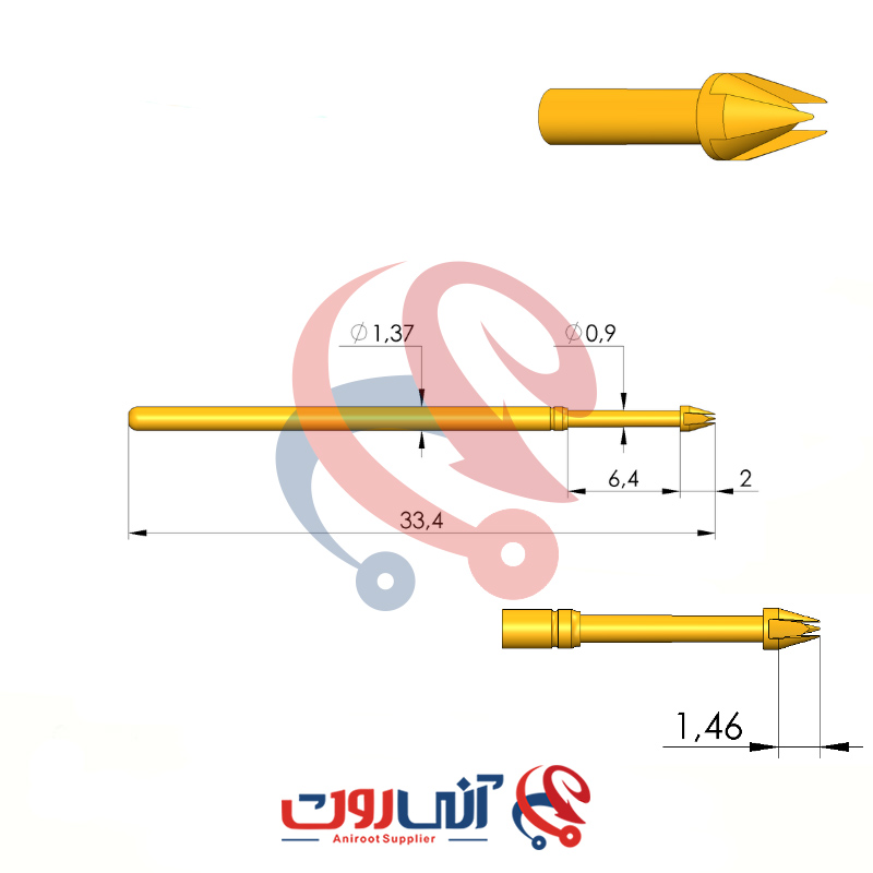 تست پوینت ARP33.35-1.36-289N050 (GKS-100 289 050 A 2000)