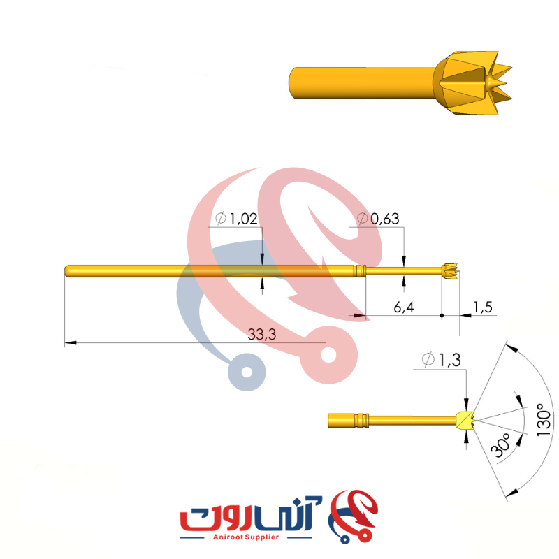 ARP33.35-1.02-224N130 (GKS-075 224 130 A 2000)