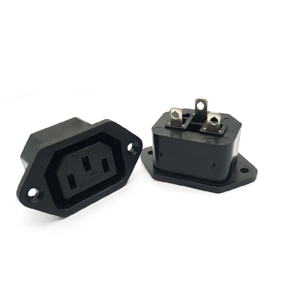 AC SOCKET FEMALE جاپیچدار AC-06