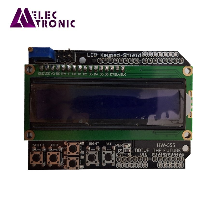 shield Arduino LCD 1602 Keypad