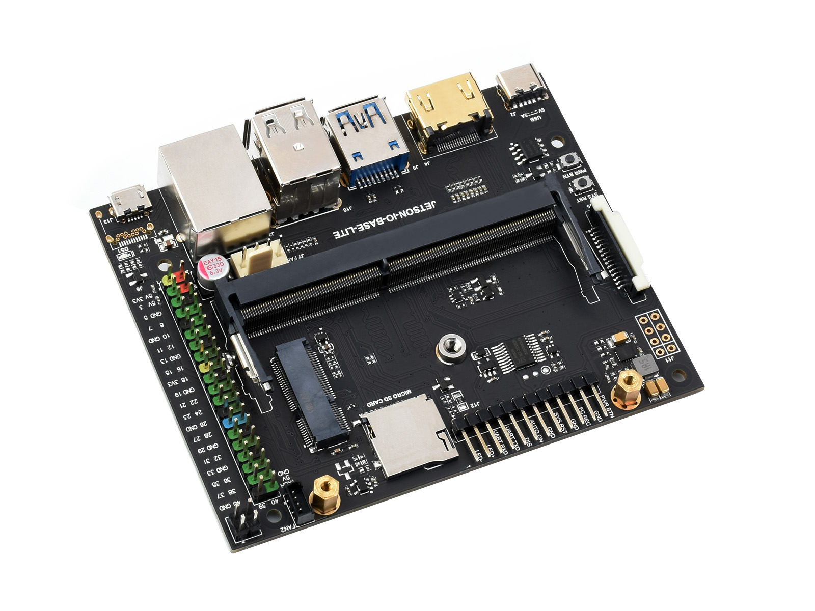 JETSON-IO-BASE-LITE – برد حامل (Carrier Board) برای ماژول NVIDIA Jetson Nano